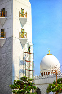 Low angle view of church