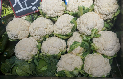 Close-up of vegetables for sale at market stall