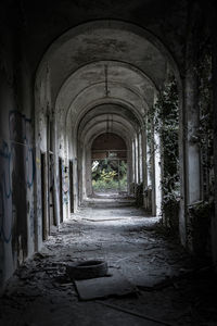 Archway in corridor