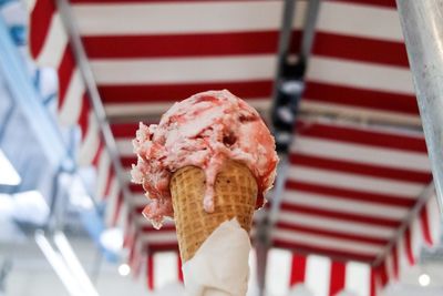 Close-up of ice cream