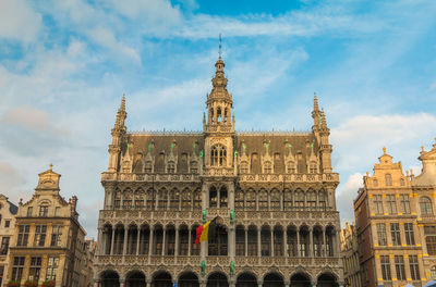 Low angle view of building against sky