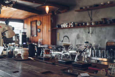 View of coffee in cafe