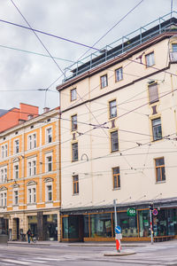 Buildings against sky in city