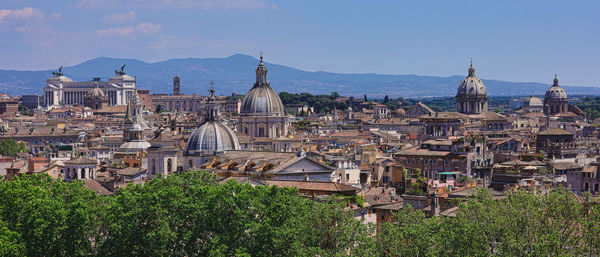 Panoramic view of rome
