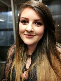 Portrait of young woman