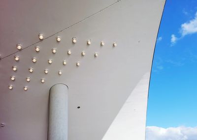 Low angle view of building against sky