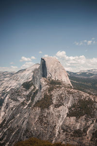 Scenic view of mountain against sky