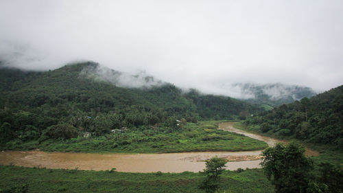 Scenic view of landscape against sky