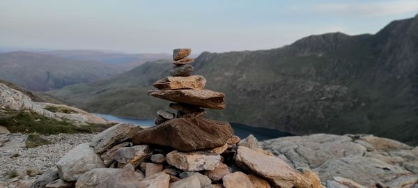 Rock stack snowdonia