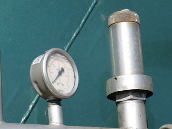 High angle view of telephone booth