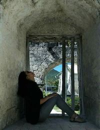 View of an abandoned building