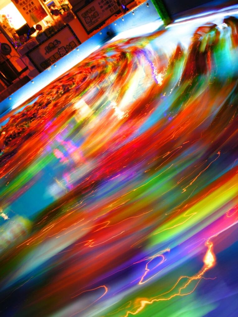 multi colored, long exposure, light trail, motion, illuminated, blurred motion, transportation, full frame, abstract, speed, backgrounds, night, city, car, street, colorful, road, land vehicle, no people, glass - material