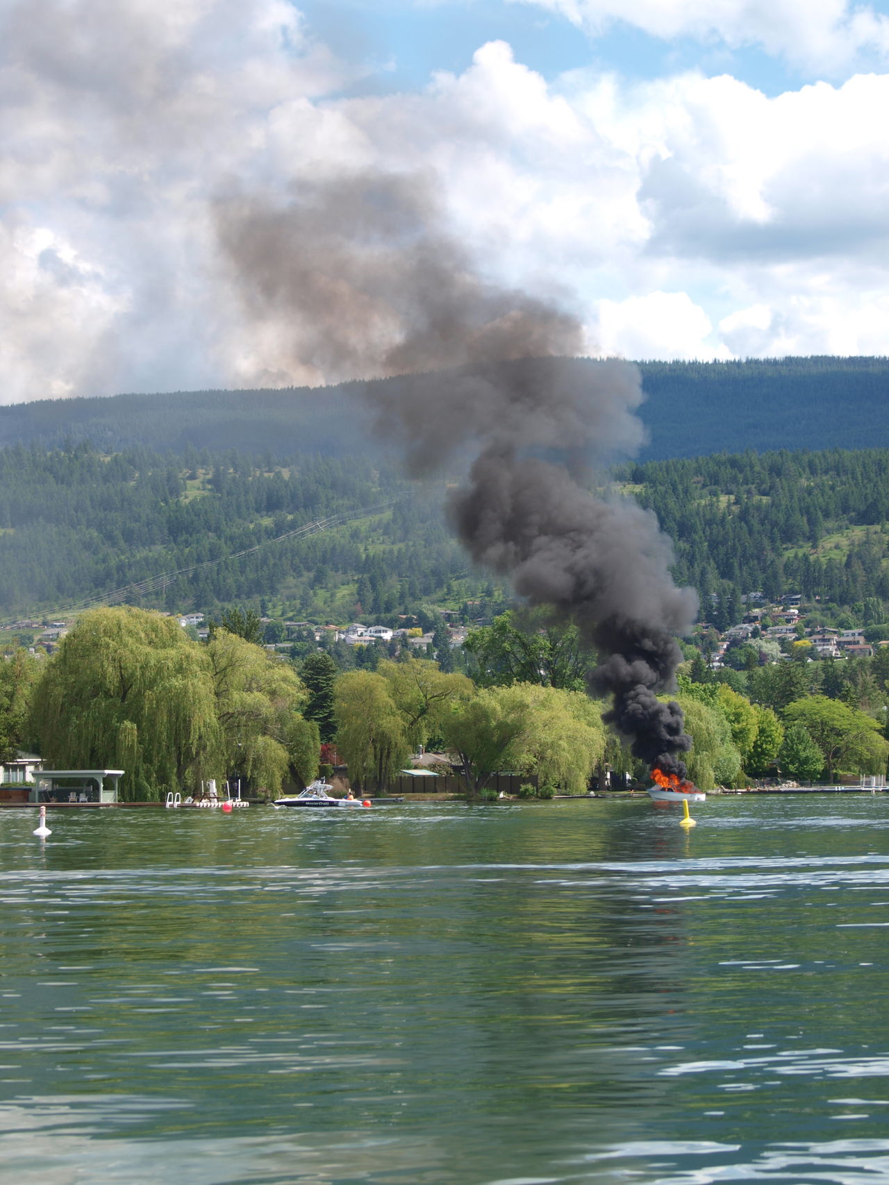 Boat on Fire