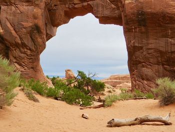 View of rock formation