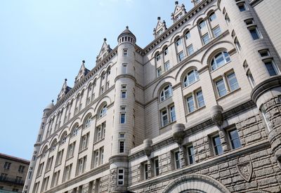 Low angle view of building against sky