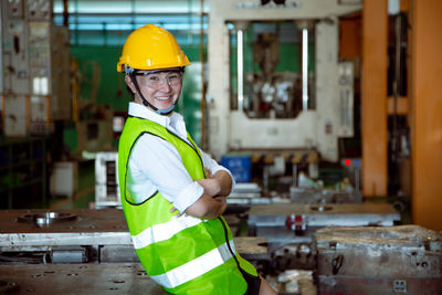 Portrait of man working