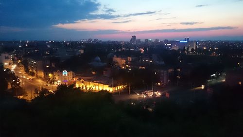 Cityscape at night