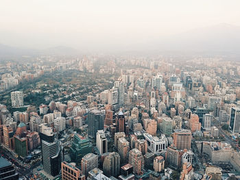 High angle view of cityscape