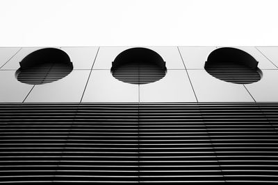 Low angle view of modern building