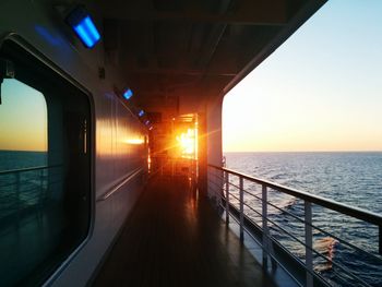 Sunset over sea