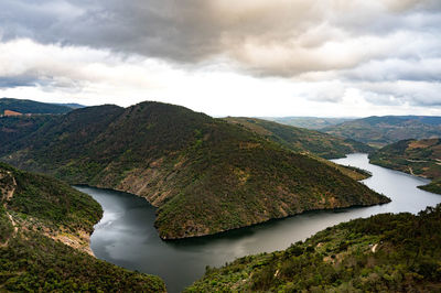 A beautiful view of douro river where the porto wine comes from