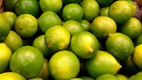 Full frame shot of fruits for sale in market