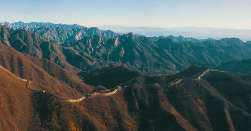 View of mountain range