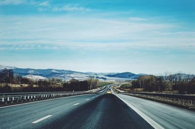 Road in the countryside in bulgaria