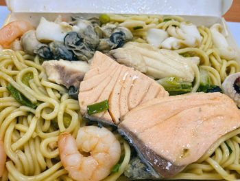 Close-up of pasta in bowl