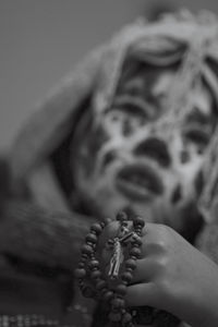 Close-up of human hand