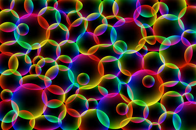 Full frame shot of multi colored lights