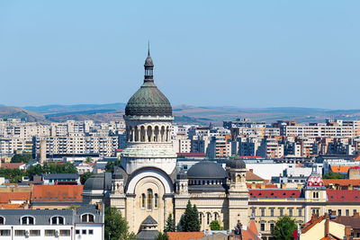 Dormition of the mother of god metropolitan cathedral in cluj-napoca, romania