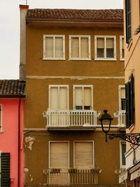 Low angle view of building against sky