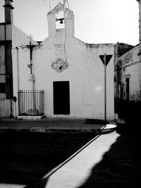 Cross against sky