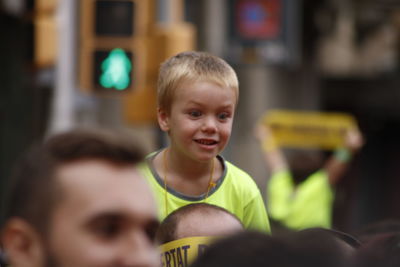 Portrait of smiling boy