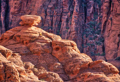 View of rock formation