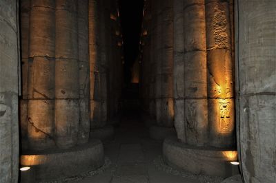 Corridor of old building