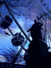 Low angle view of building against sky