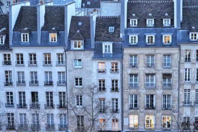 Full frame shot of residential building