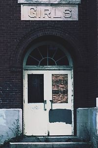 Entrance of building