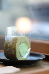 Close-up of coffee on table