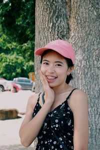 Portrait of a smiling young woman