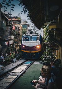 People in train