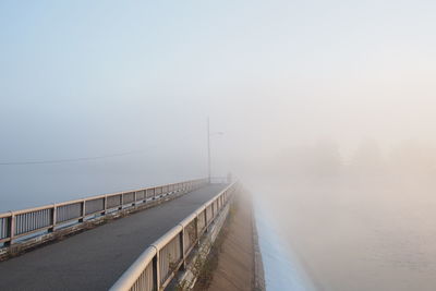 Road in foggy weather