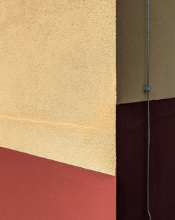 Close-up of yellow wall