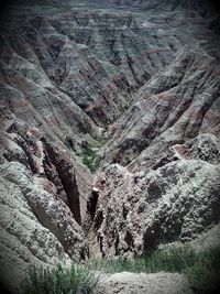 View of rock formations