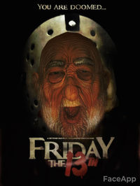 Close-up portrait of human face over black background