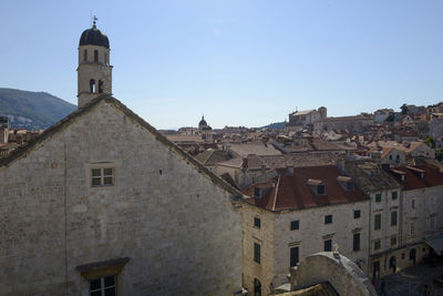 Historic building against clear sky