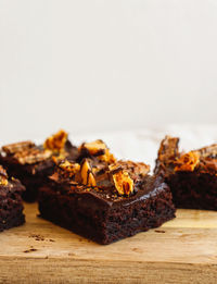 Close-up of chocolate cake