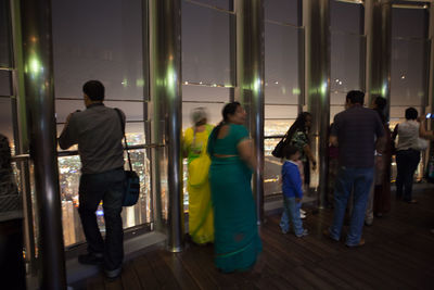 People in burj khalifa